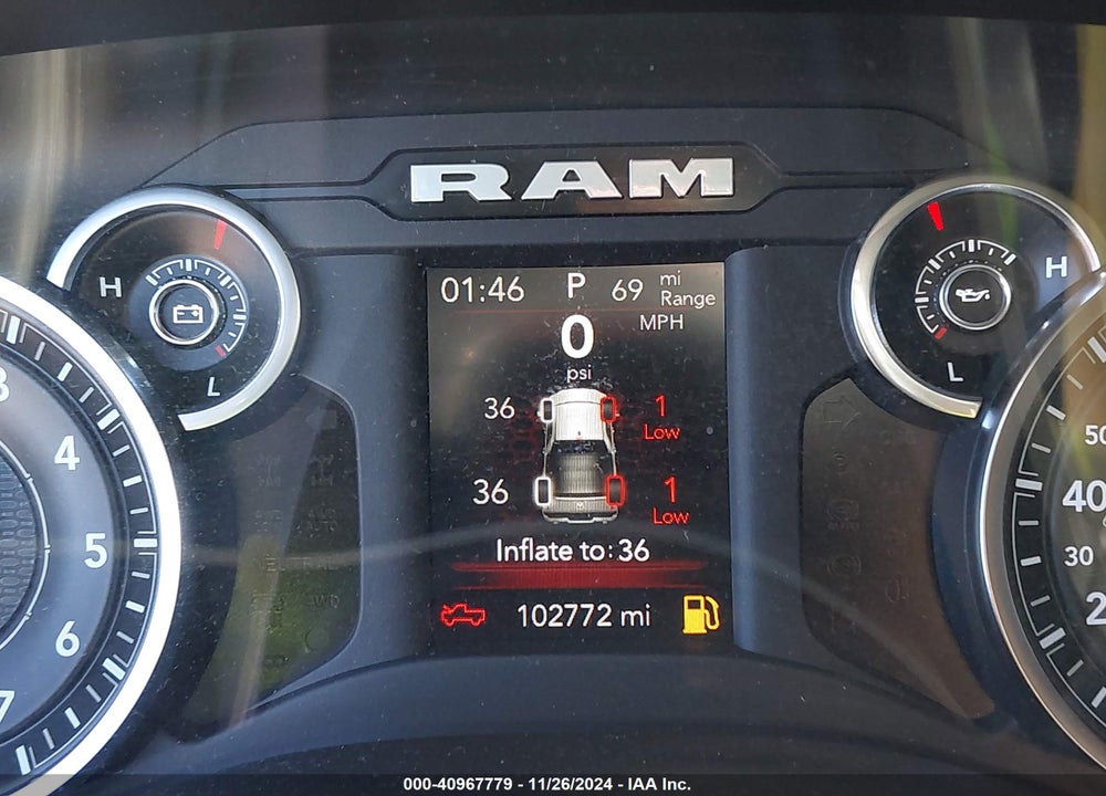 2019 RAM 1500 BIG HORN/LONE STAR 4X2 5'7 BOX VIN: 1C6RREFT0KN547875