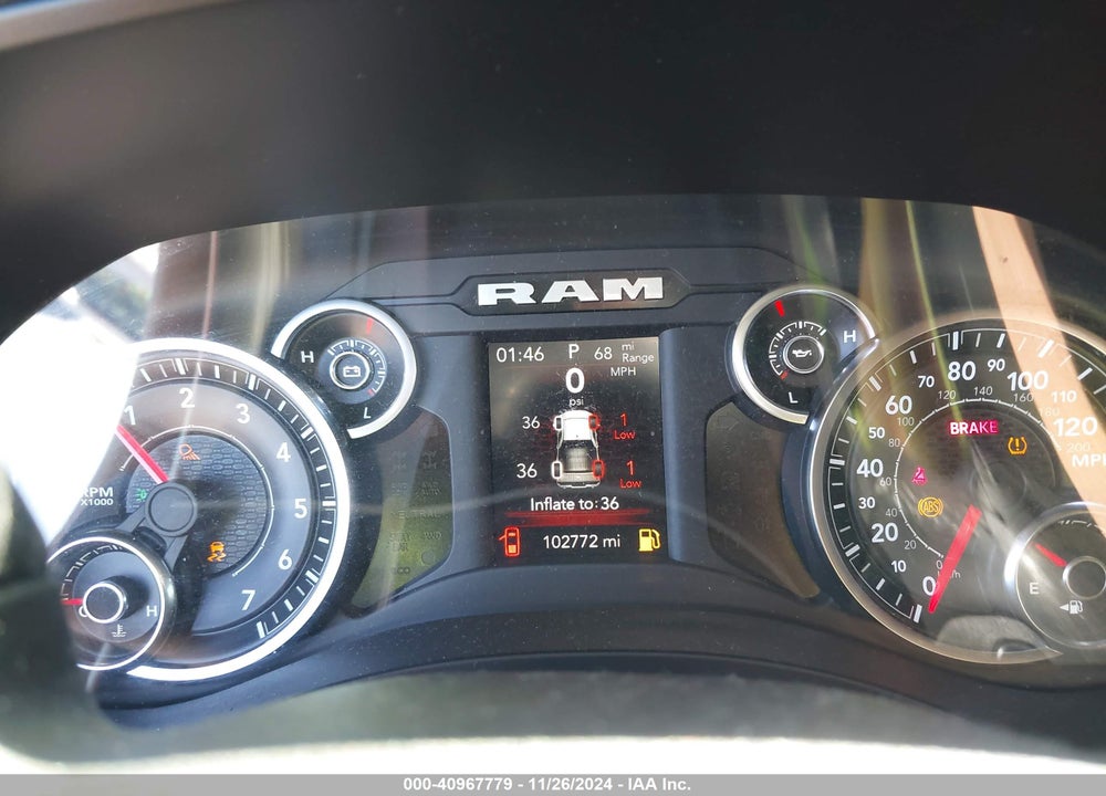 2019 RAM 1500 BIG HORN/LONE STAR 4X2 5'7 BOX VIN: 1C6RREFT0KN547875