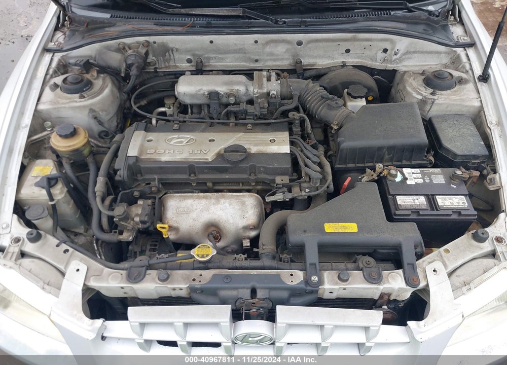 2002 HYUNDAI ACCENT GL VIN: KMHCG45C72U284172