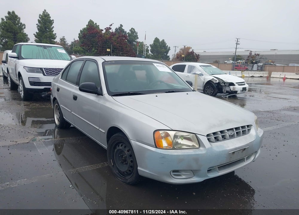 2002 HYUNDAI ACCENT GL VIN: KMHCG45C72U284172