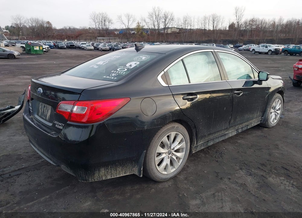 2017 SUBARU LEGACY 2.5I PREMIUM VIN: 4S3BNAF66H3005399