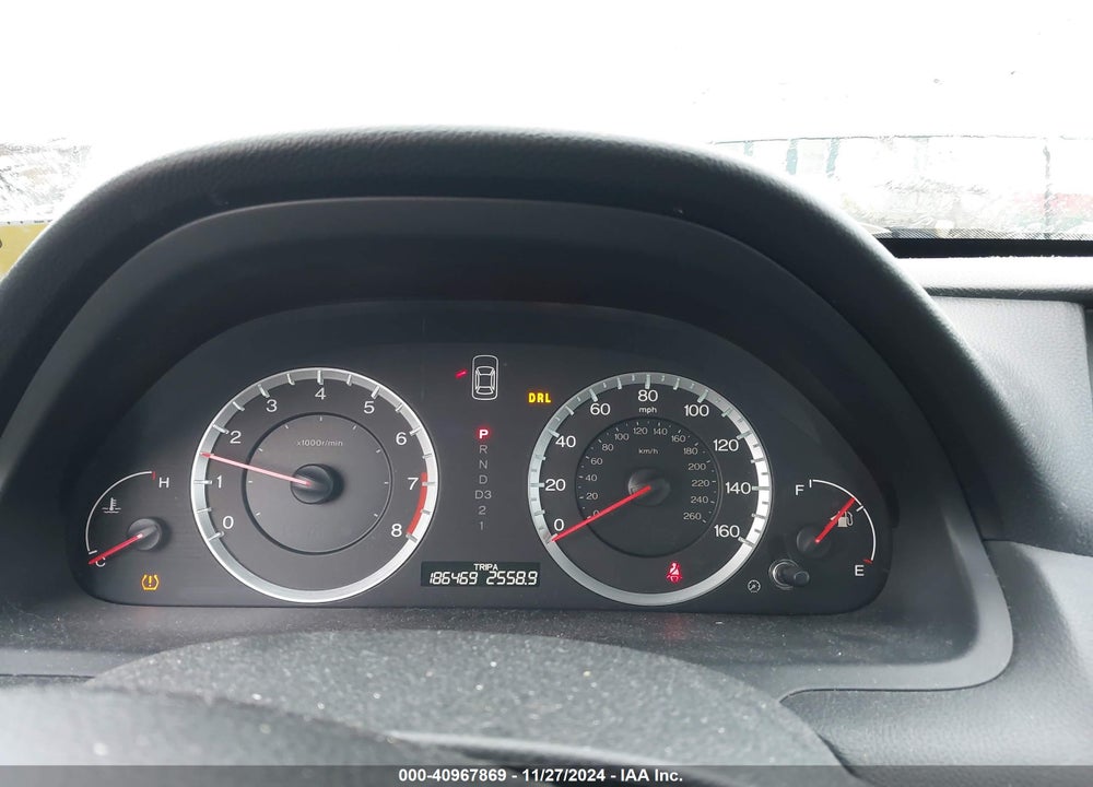 2009 HONDA ACCORD 2.4 LX VIN: 1HGCP263X9A118491