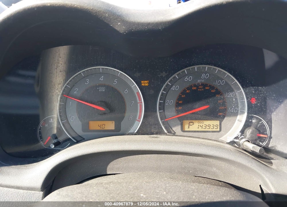 2010 TOYOTA COROLLA S VIN: 1NXBU4EE6AZ249840