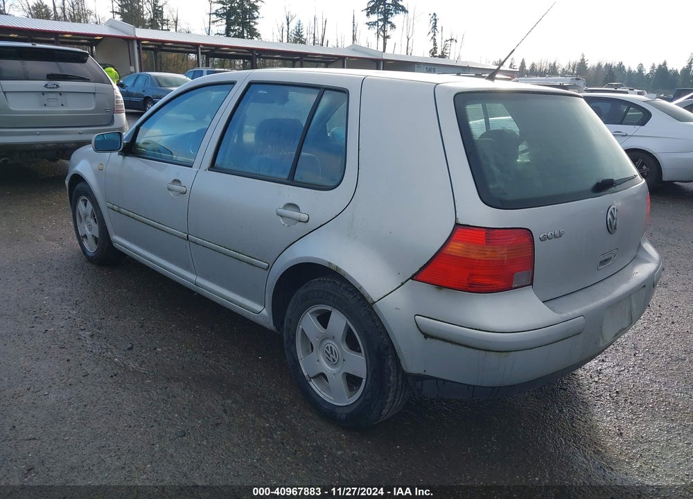 2000 VOLKSWAGEN GOLF GLS VIN: 9BWGC21J7Y4028932