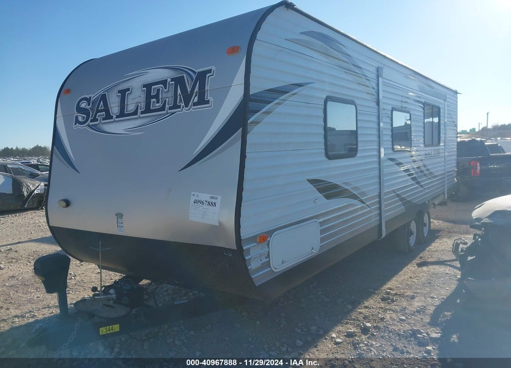 2014 FOREST RIVER SALEM 26TBUD VIN: 4X4TSMB20EA311338