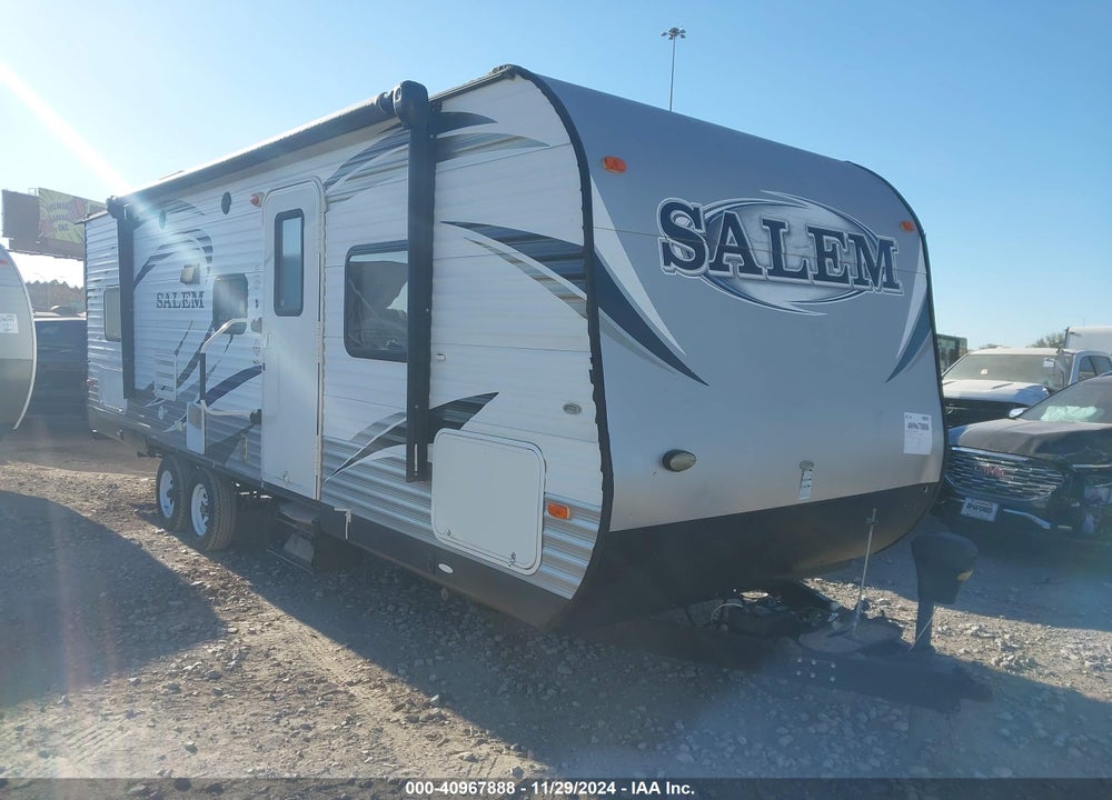 2014 FOREST RIVER SALEM 26TBUD VIN: 4X4TSMB20EA311338