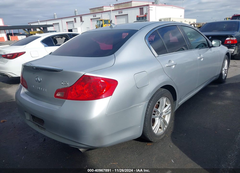 2012 INFINITI G25 JOURNEY VIN: JN1DV6AP8CM701502