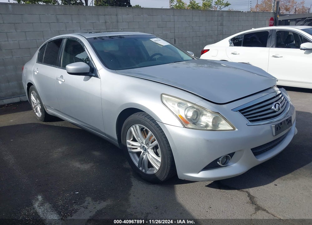 2012 INFINITI G25 JOURNEY VIN: JN1DV6AP8CM701502