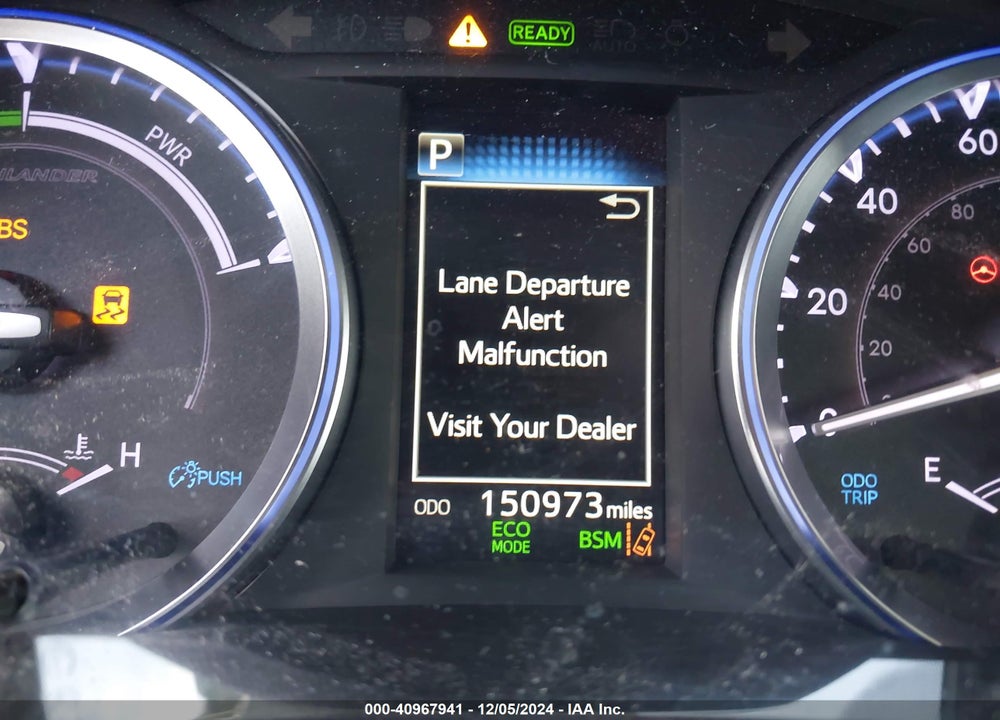 2019 TOYOTA HIGHLANDER HYBRID LIMITED VIN: 5TDDGRFH9KS073799