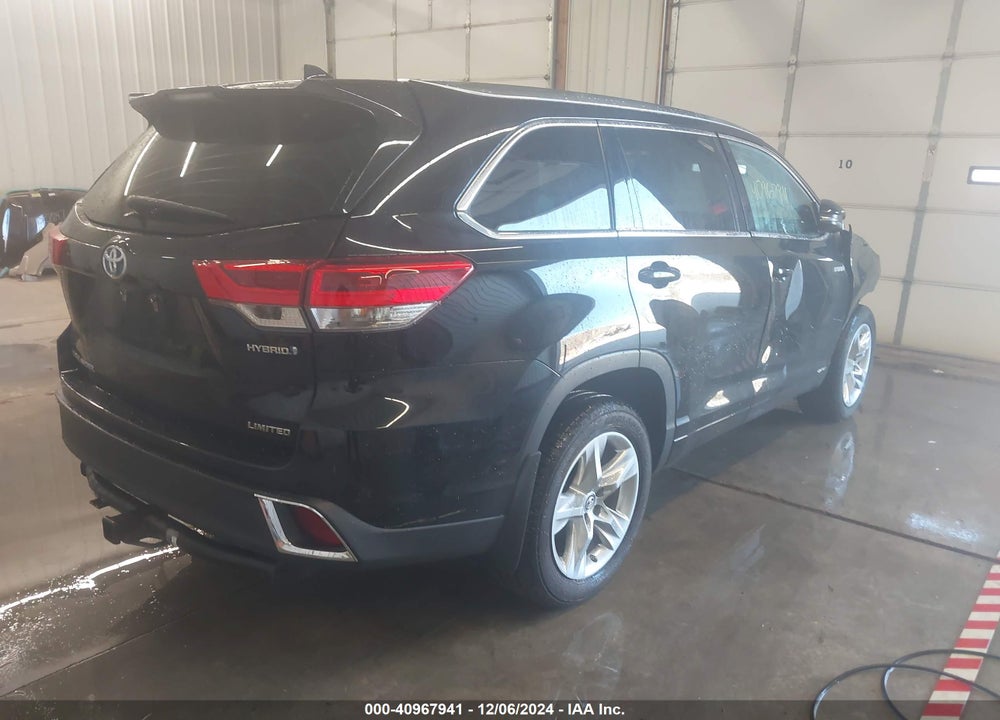 2019 TOYOTA HIGHLANDER HYBRID LIMITED VIN: 5TDDGRFH9KS073799