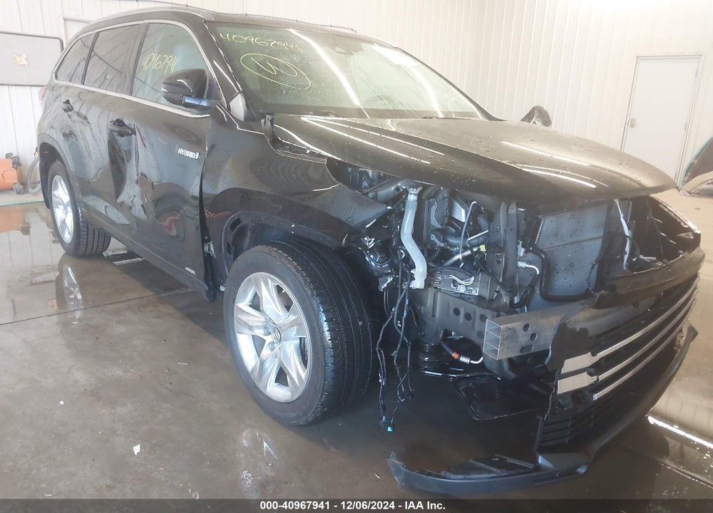 2019 TOYOTA HIGHLANDER HYBRID LIMITED VIN: 5TDDGRFH9KS073799