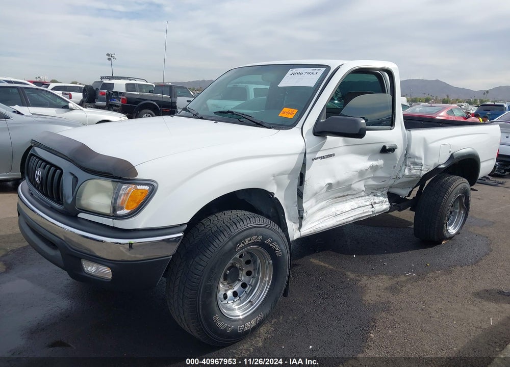 2002 TOYOTA TACOMA VIN: 5TEPM62N22Z092620