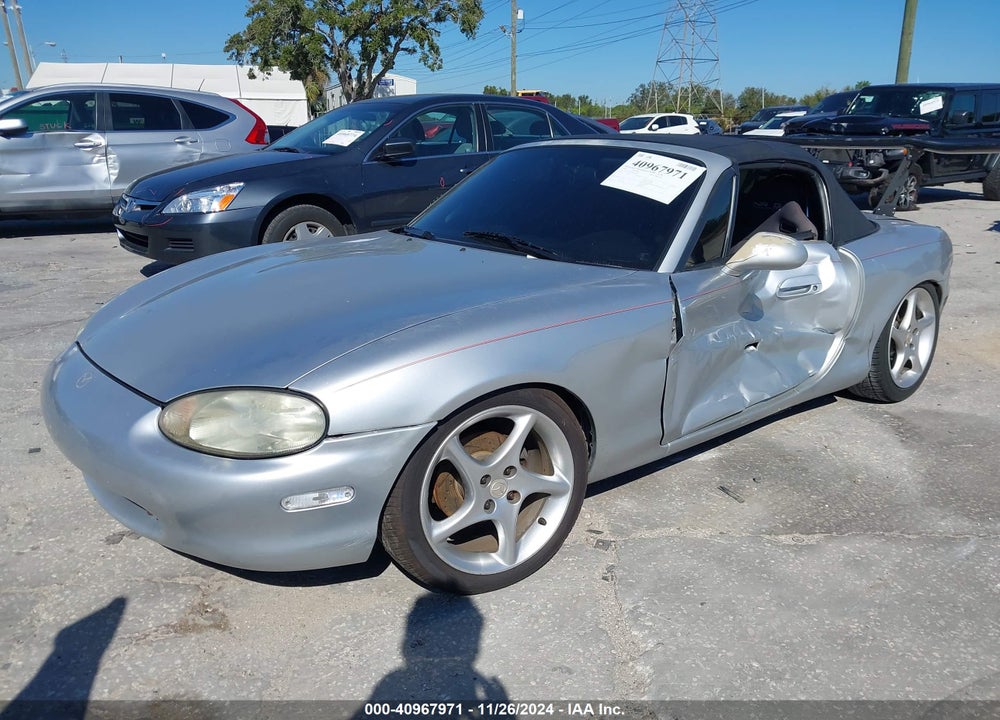 1999 MAZDA MX-5 MIATA LEATHER PKG/POPULAR EQUIPMENT PKG/SPORTS PKG/TOURING PKG VIN: JM1NB3536X0104295