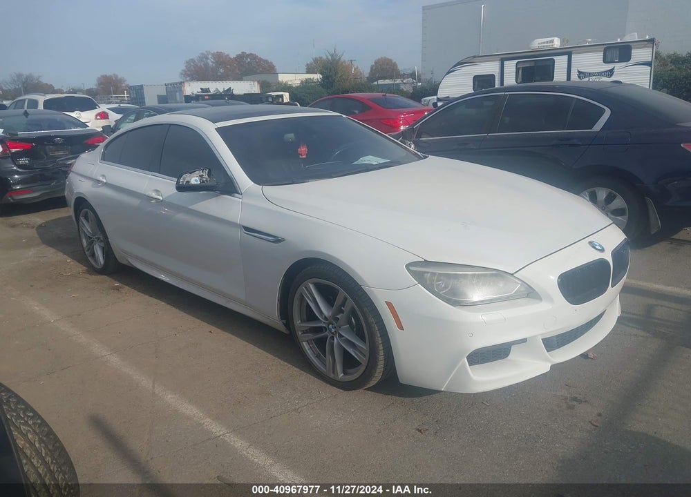 2013 BMW 640I GRAN COUPE VIN: WBA6A0C53DDF14132