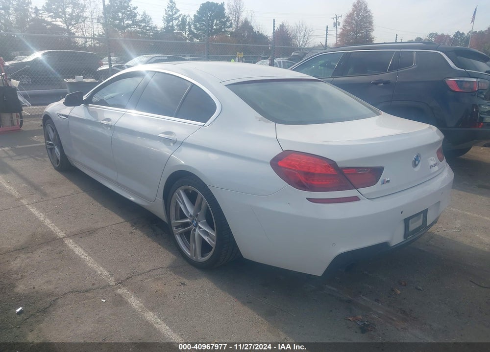 2013 BMW 640I GRAN COUPE VIN: WBA6A0C53DDF14132