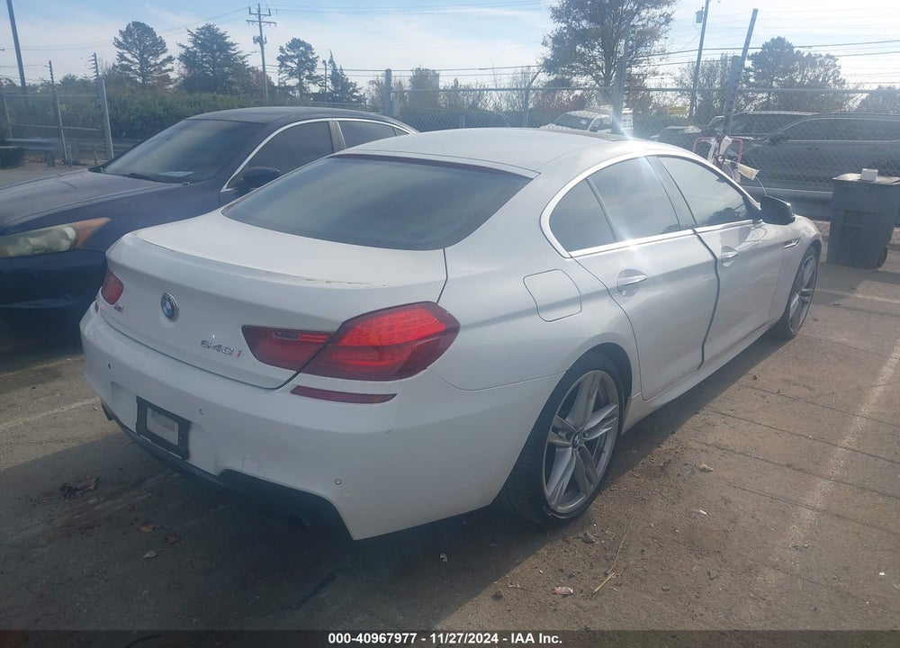 2013 BMW 640I GRAN COUPE VIN: WBA6A0C53DDF14132