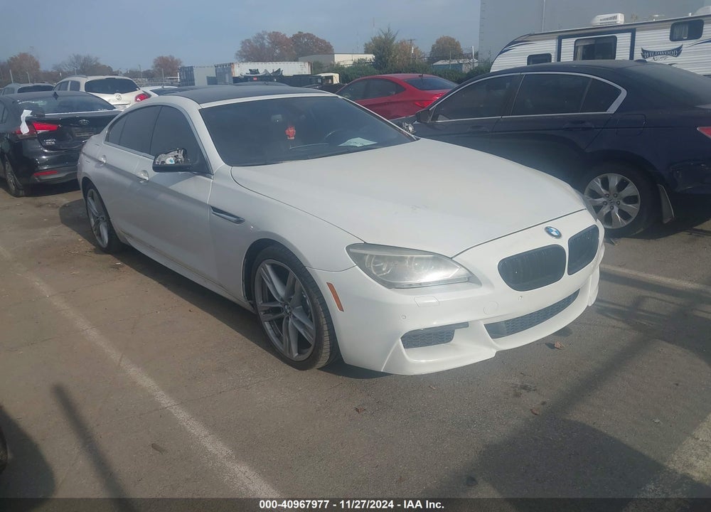 2013 BMW 640I GRAN COUPE VIN: WBA6A0C53DDF14132