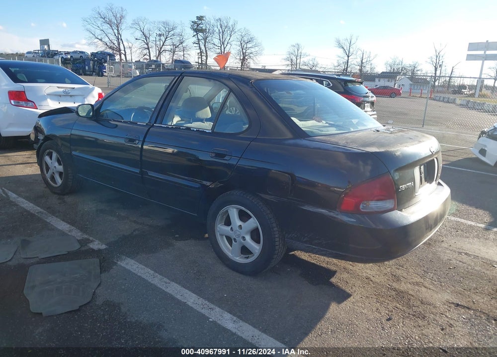 2001 NISSAN SENTRA GXE VIN: 3N1CB51D21L490244