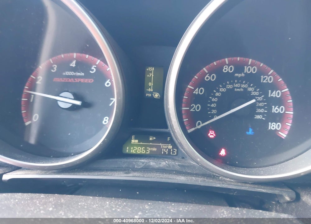 2012 MAZDA MAZDASPEED3 VIN: JM1BL1L32C1574819