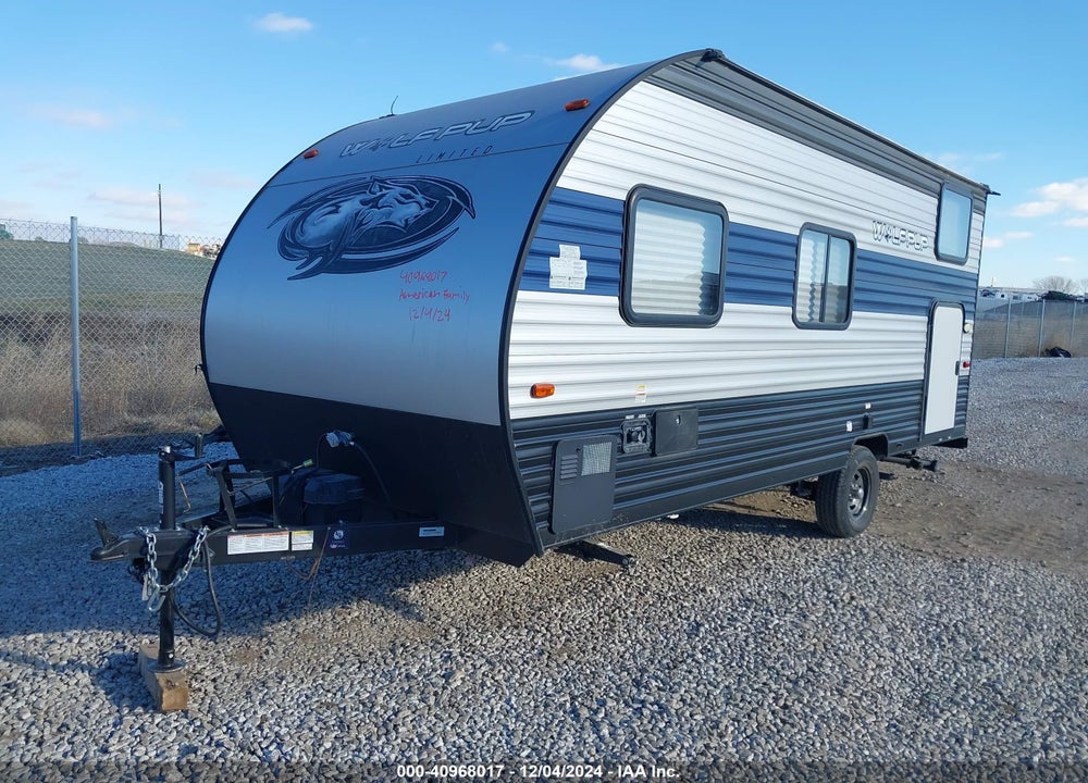 2020 FOREST RIVER WOLF PUMP TRAVEL TRAILER VIN: 5ZT2CKEC1LY006814