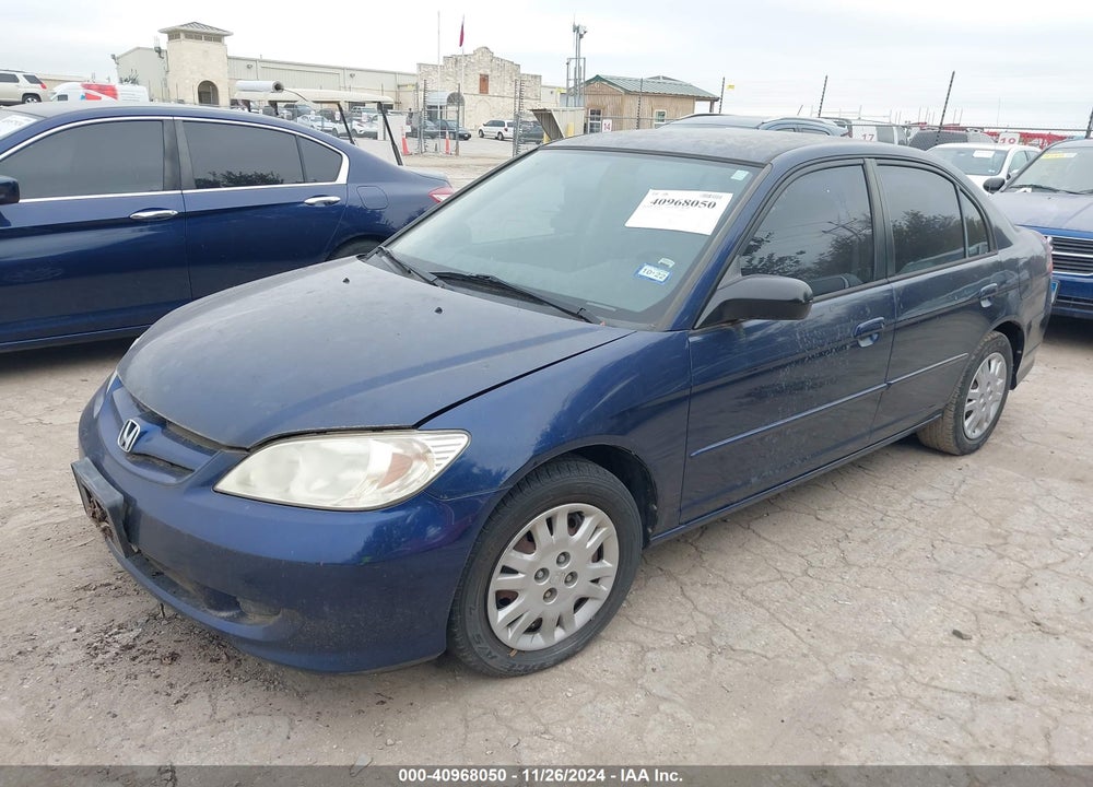 2005 HONDA CIVIC LX VIN: JHMES16535S007415