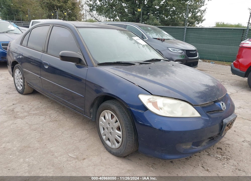 2005 HONDA CIVIC LX VIN: JHMES16535S007415