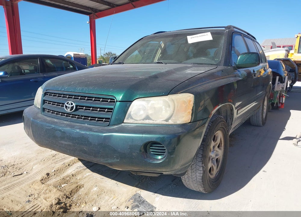 2001 TOYOTA HIGHLANDER V6 VIN: JTEGF21A310012611