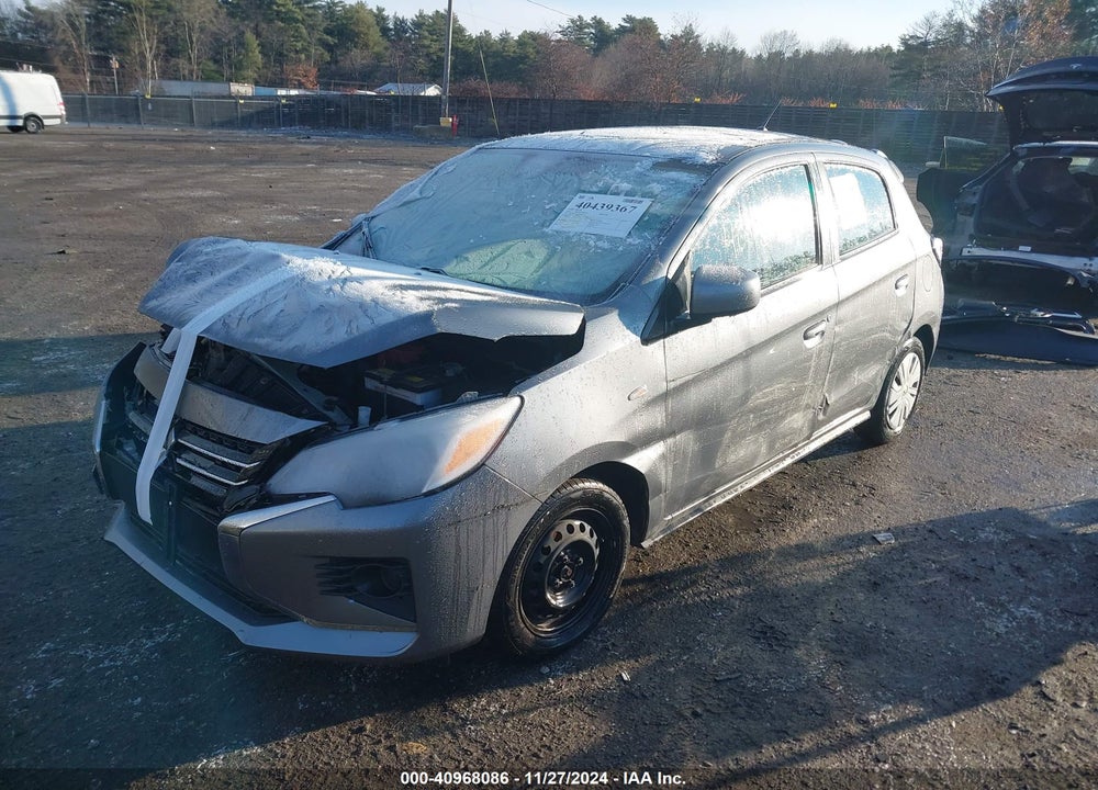 2021 MITSUBISHI MIRAGE CARBONITE EDITION/ES/LE VIN: ML32AUHJ1MH003784