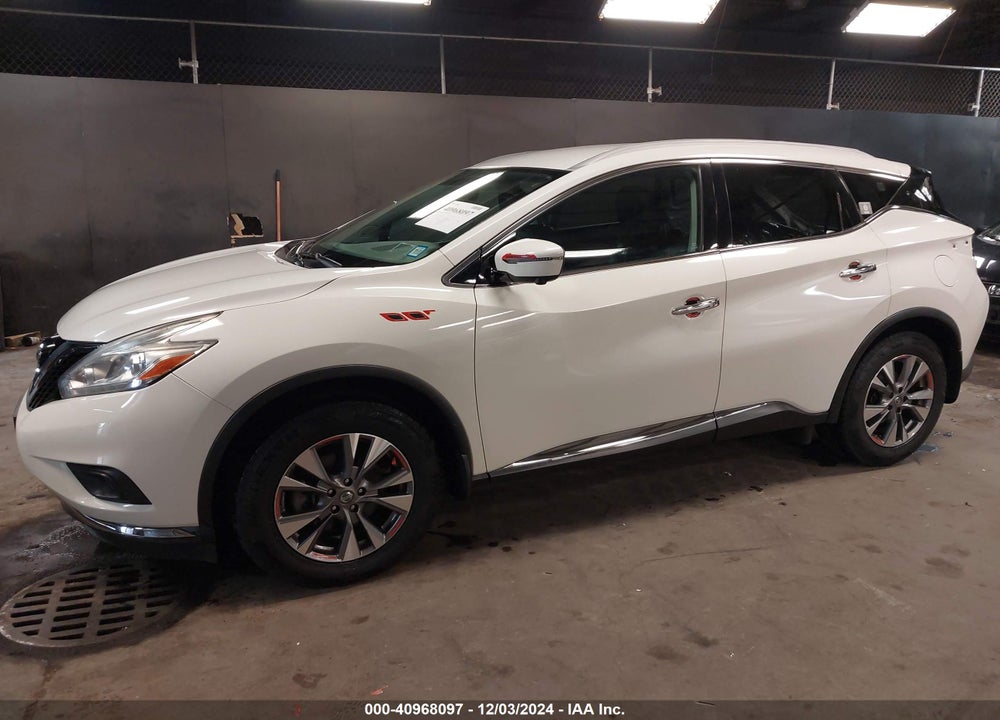 2017 NISSAN MURANO SL VIN: 5N1AZ2MH5HN123101