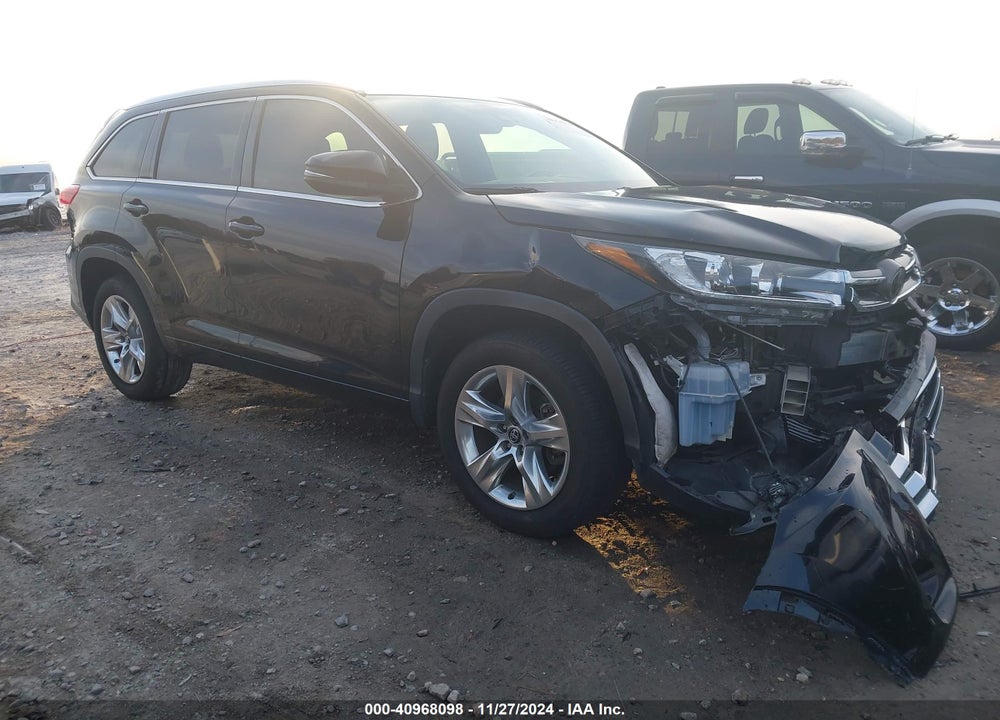 2019 TOYOTA HIGHLANDER LIMITED VIN: 5TDYZRFH5KS298250
