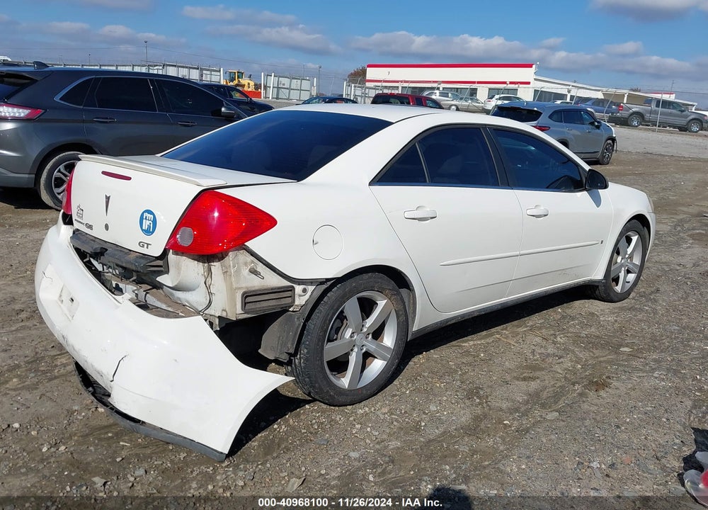2008 PONTIAC G6 GT VIN: 1G2ZH57N984213021
