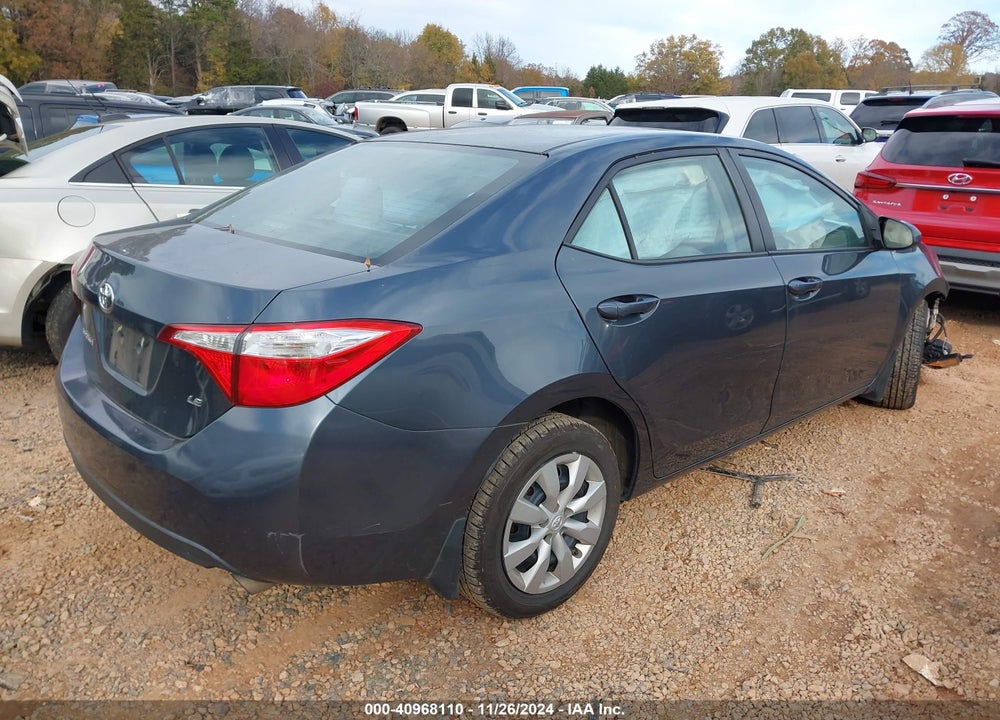 2016 TOYOTA COROLLA LE VIN: 2T1BURHE9GC683267