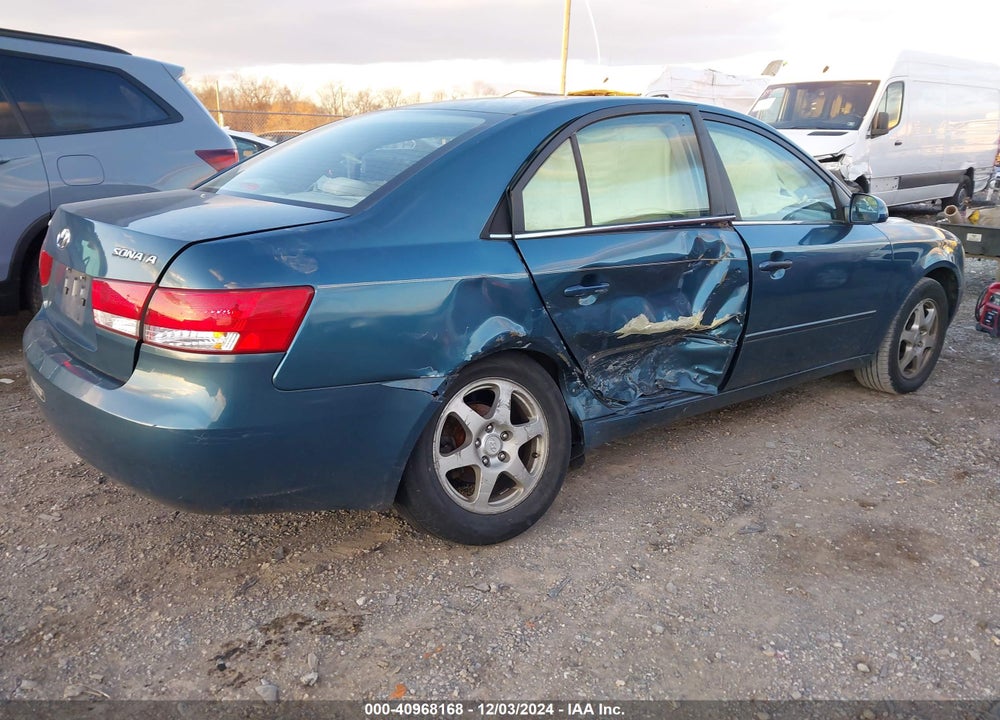 2006 HYUNDAI SONATA GLS VIN: 5NPEU46C26H134653