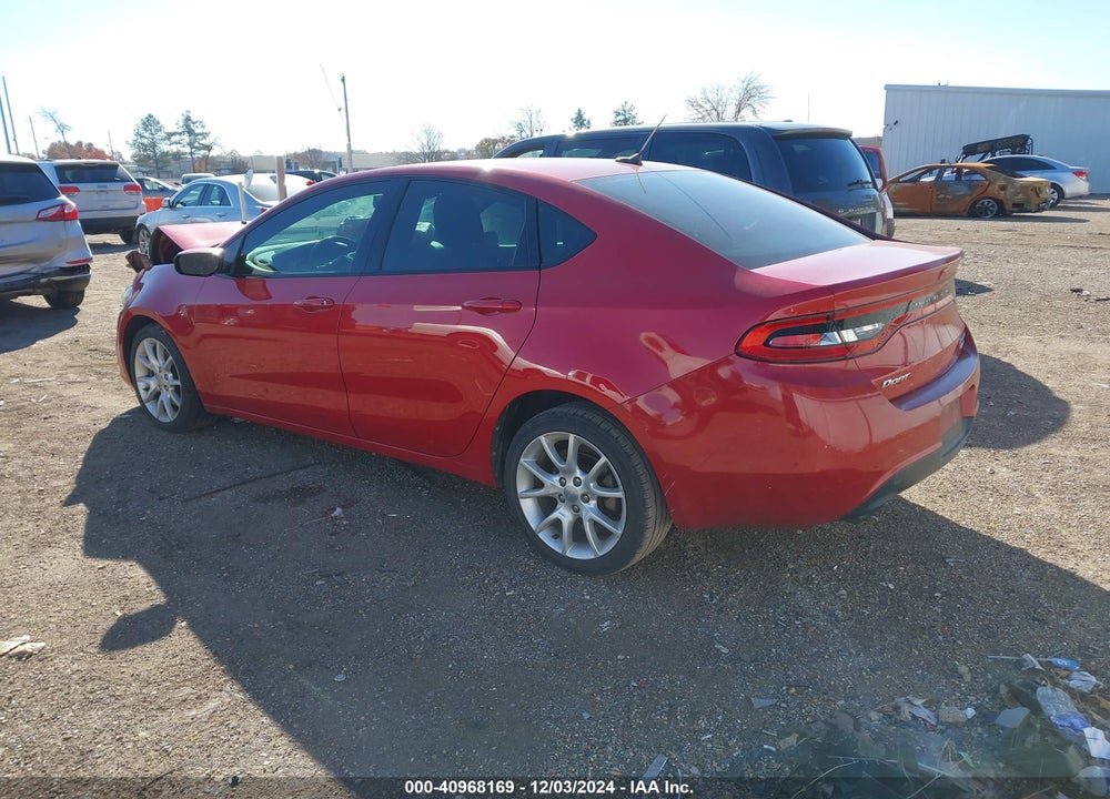 2013 DODGE DART RALLYE VIN: 1C3CDFBH3DD699781