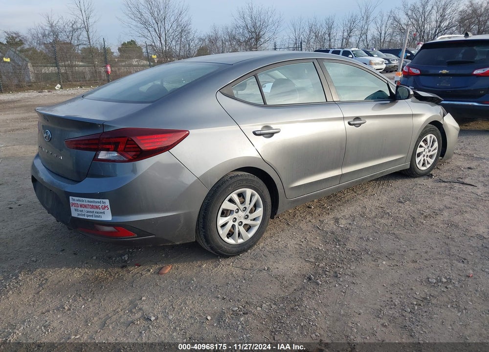 2019 HYUNDAI ELANTRA SE VIN: 5NPD74LF4KH398873