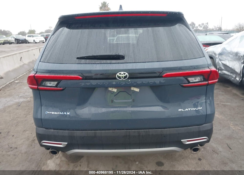 2024 TOYOTA GRAND HIGHLANDER HYBRID PLATINUM MAX VIN: 5TDADAB51RS008142