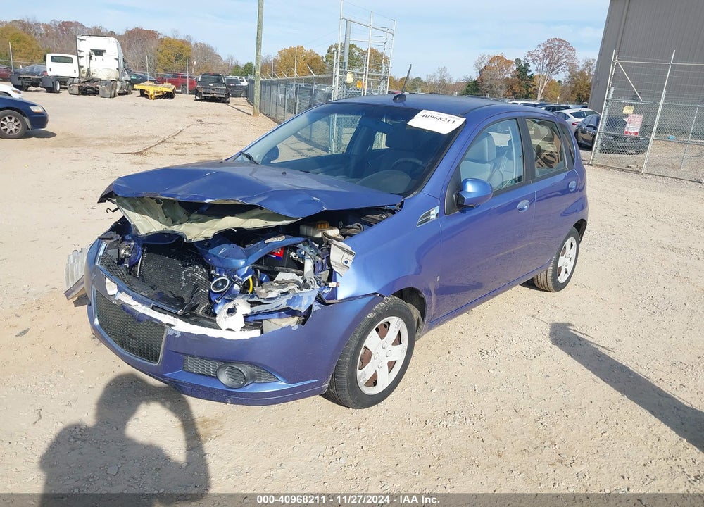 2009 CHEVROLET AVEO LT VIN: KL1TD66E69B316132