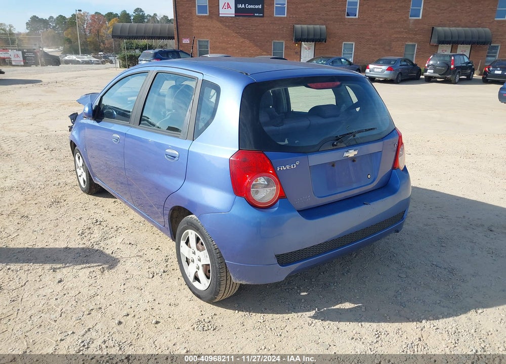 2009 CHEVROLET AVEO LT VIN: KL1TD66E69B316132