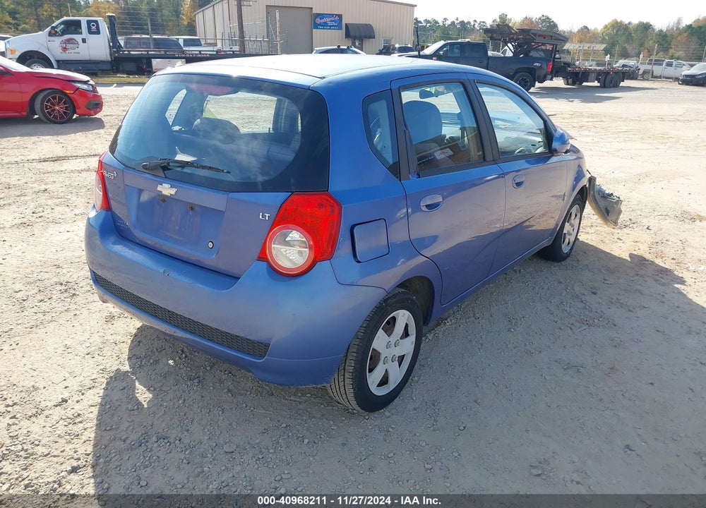 2009 CHEVROLET AVEO LT VIN: KL1TD66E69B316132