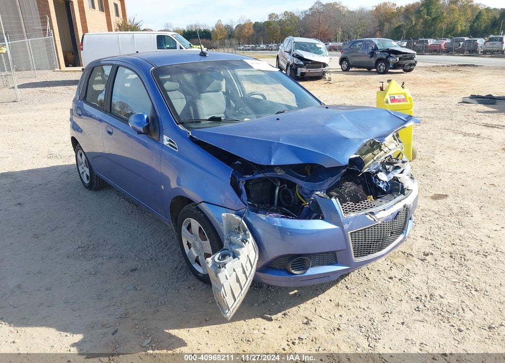 2009 CHEVROLET AVEO LT VIN: KL1TD66E69B316132