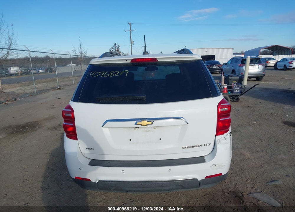 2016 CHEVROLET EQUINOX LTZ VIN: 2GNFLGEK5G6288711