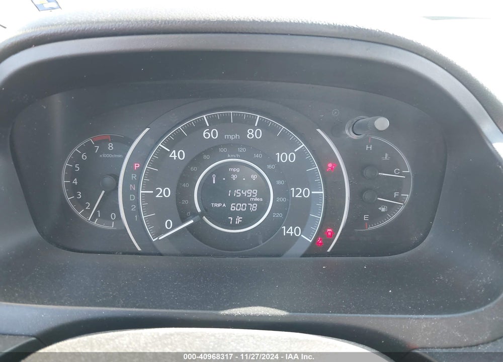 2013 HONDA CR-V LX VIN: 5J6RM4H38DL043145