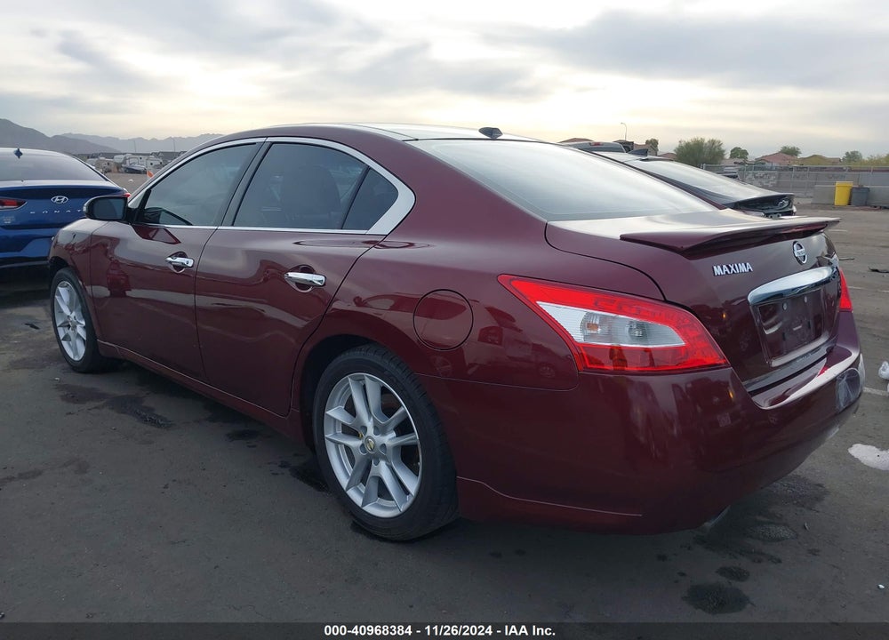 2009 NISSAN MAXIMA 3.5 SV VIN: 1N4AA51EX9C859509