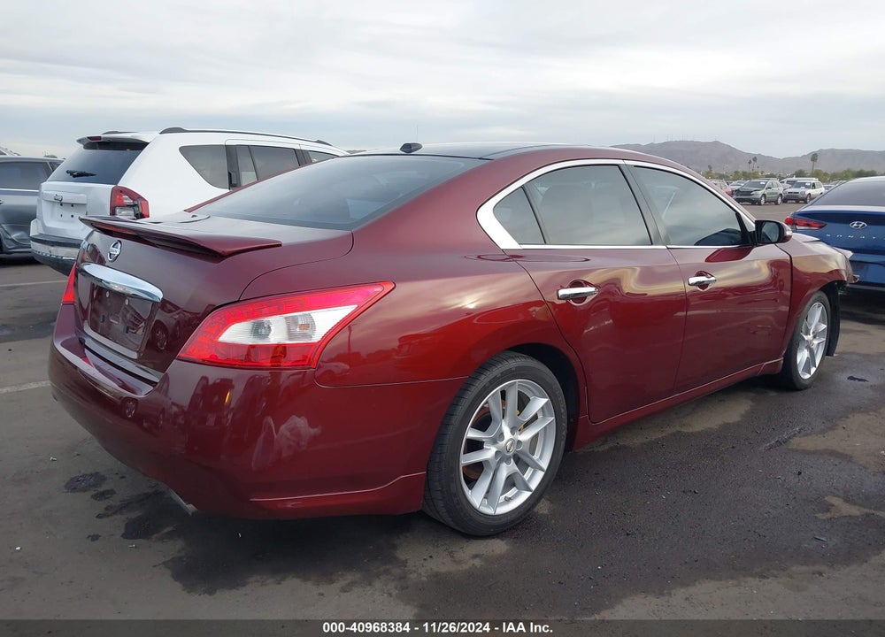 2009 NISSAN MAXIMA 3.5 SV VIN: 1N4AA51EX9C859509