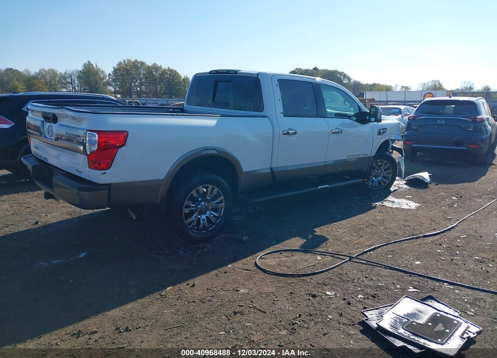 2016 NISSAN TITAN XD PLATINUM RESERVE DIESEL VIN: 1N6BA1F26GN507323