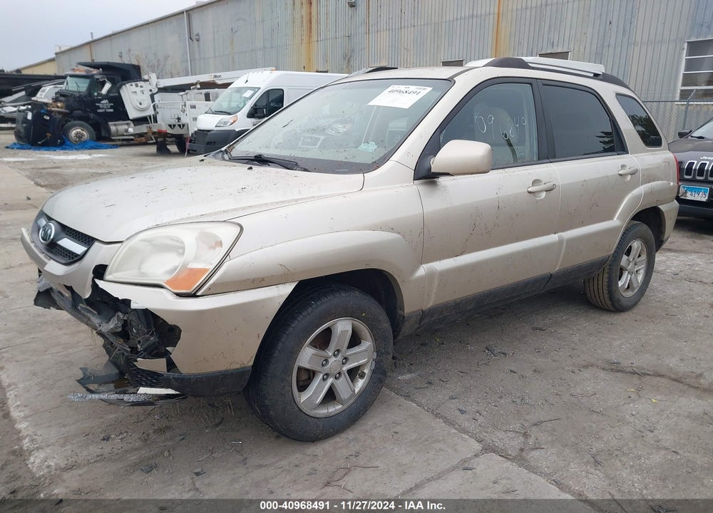 2009 KIA SPORTAGE EX V6 VIN: KNDJE723X97575037