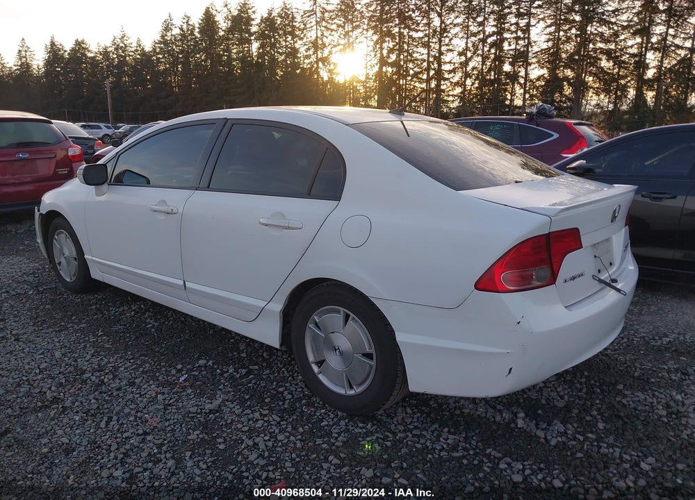 2008 HONDA CIVIC HYBRID VIN: JHMFA36248S026973