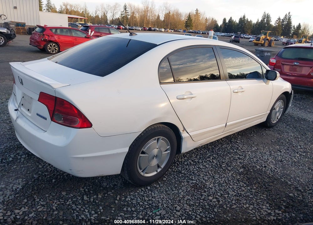2008 HONDA CIVIC HYBRID VIN: JHMFA36248S026973