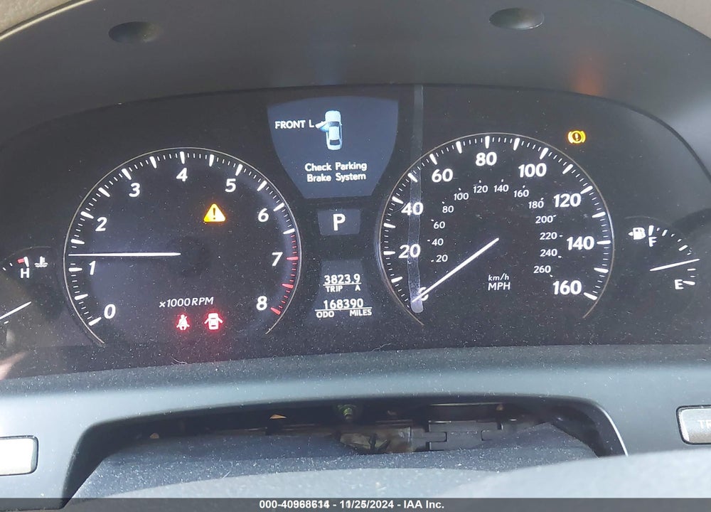 2007 LEXUS LS 460 VIN: JTHBL46F775018574