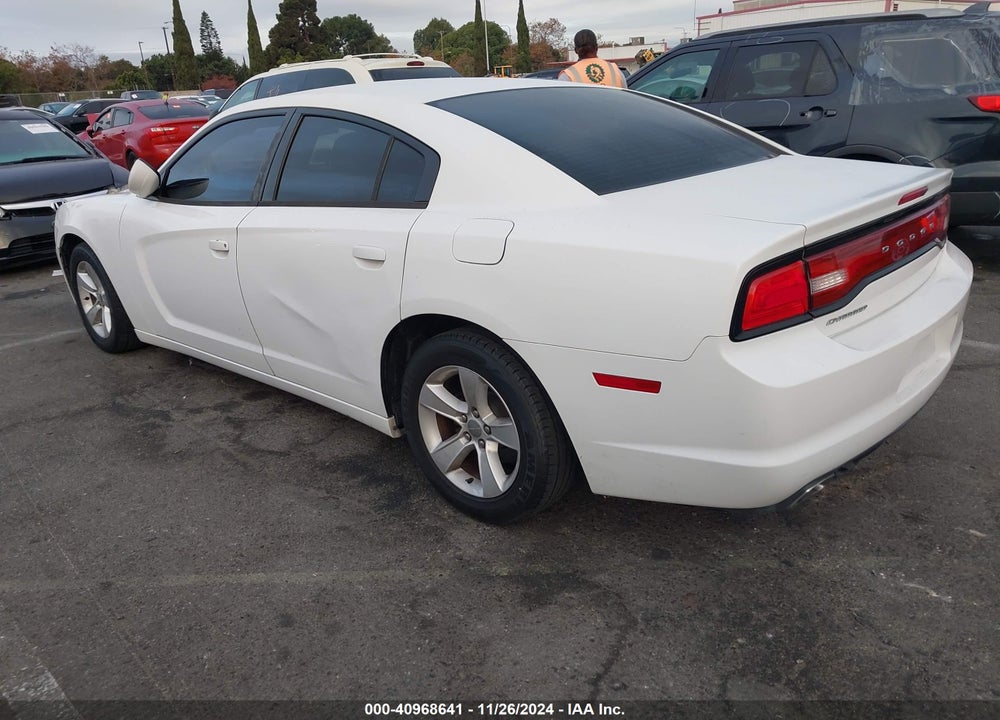 2012 DODGE CHARGER SE VIN: 2C3CDXBG7CH287278